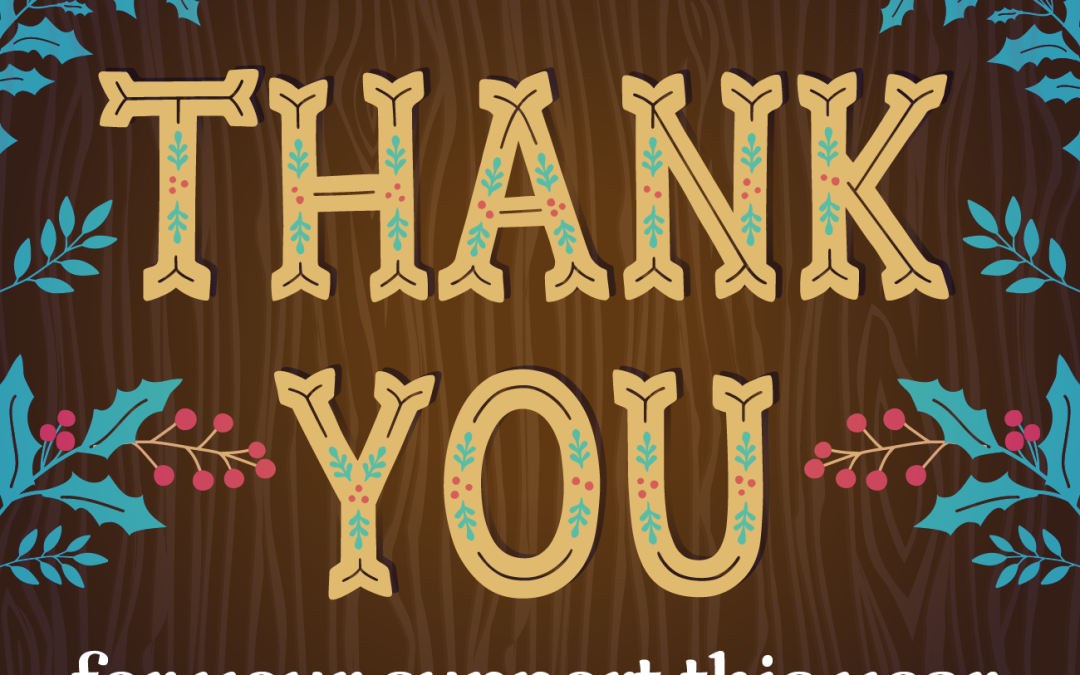 Thank You for All of Your Support
