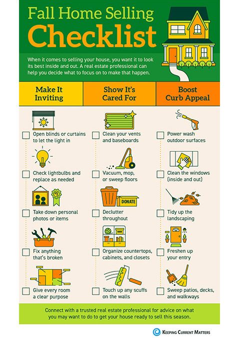 Fall Home Selling Checklist [INFOGRAPHIC]